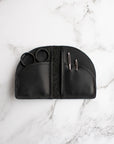 Thread & Maple Leather On the Go Travel Accessories FurlsCrochet Black 