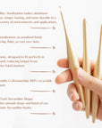 Gold Streamline Metal Crochet Hooks Metal Streamline FurlsCrochet 