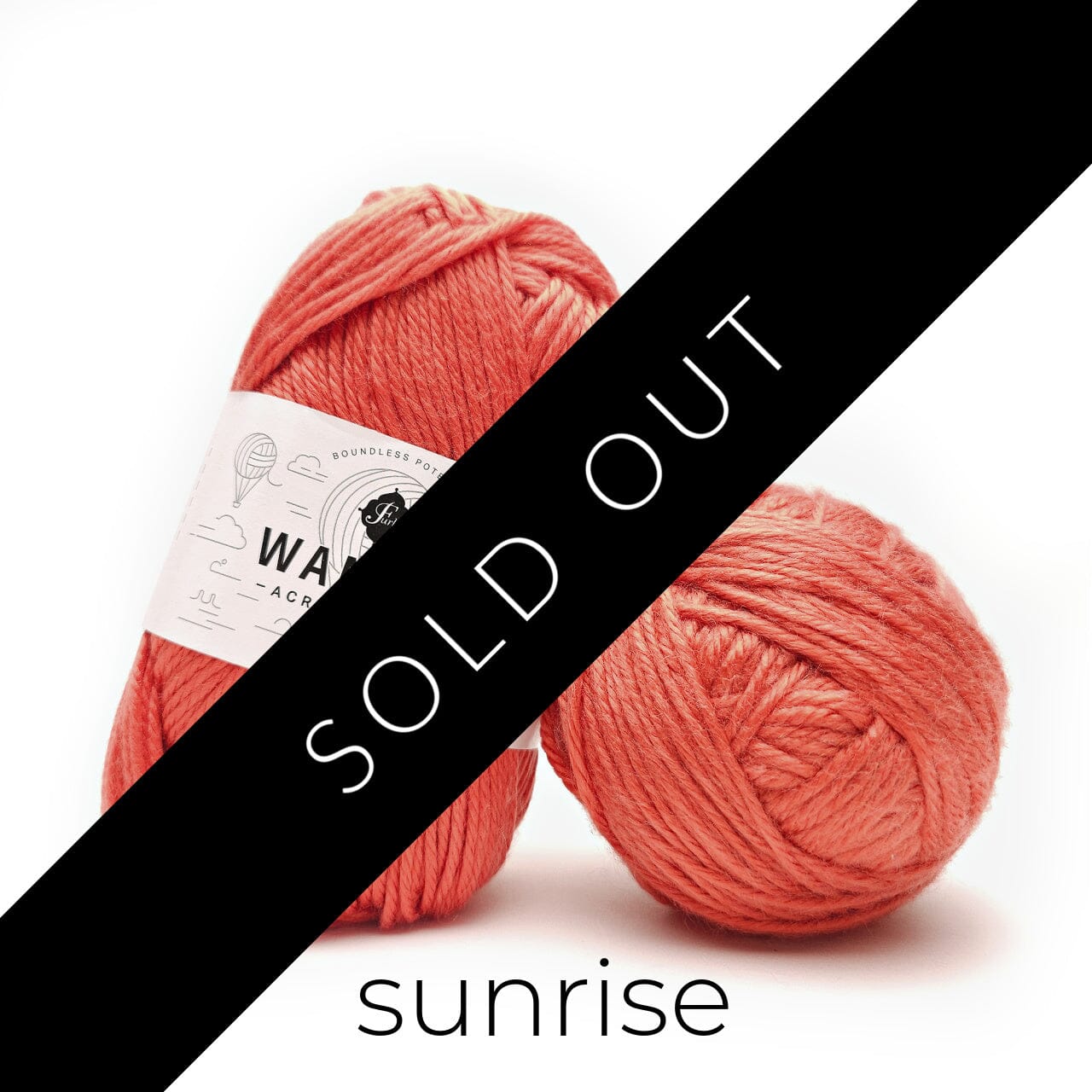 Discontinued Wander Acrylic Yarn Yarn FurlsCrochet Sunrise 