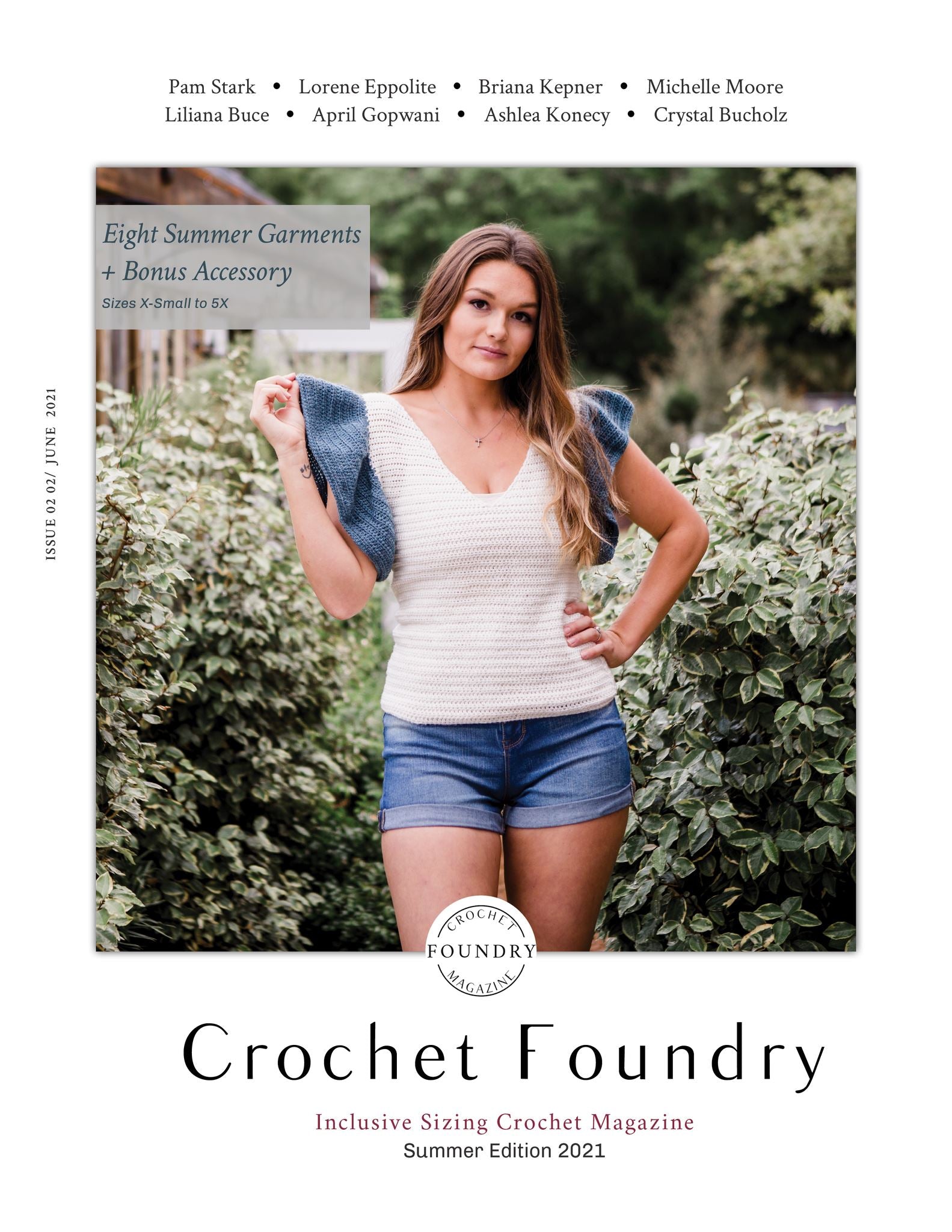 Crochet Foundry Magazine Digital Pattern Furls Summer 2021 