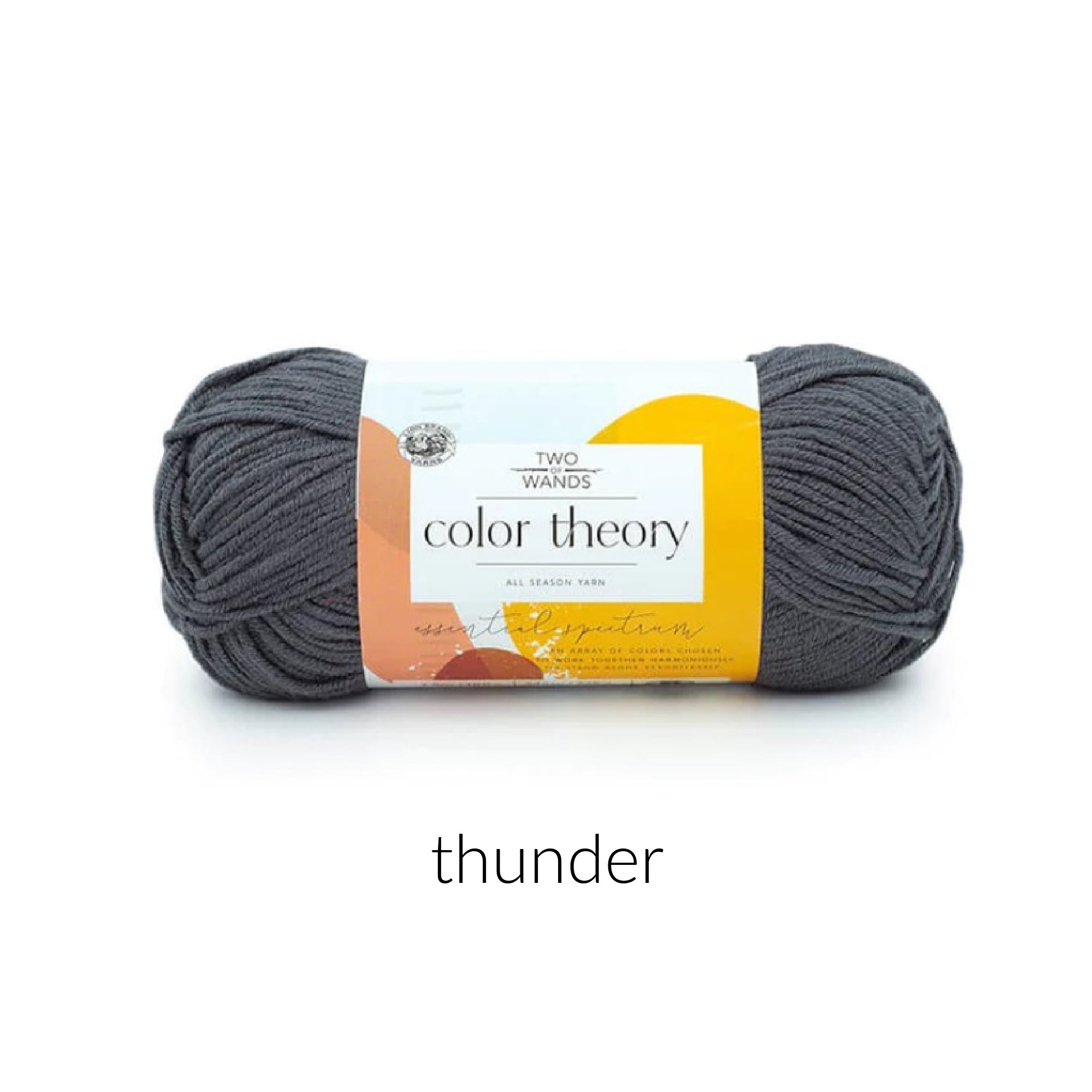 Lion Brand Yarn Color Theory Yarn FurlsCrochet Thunder 