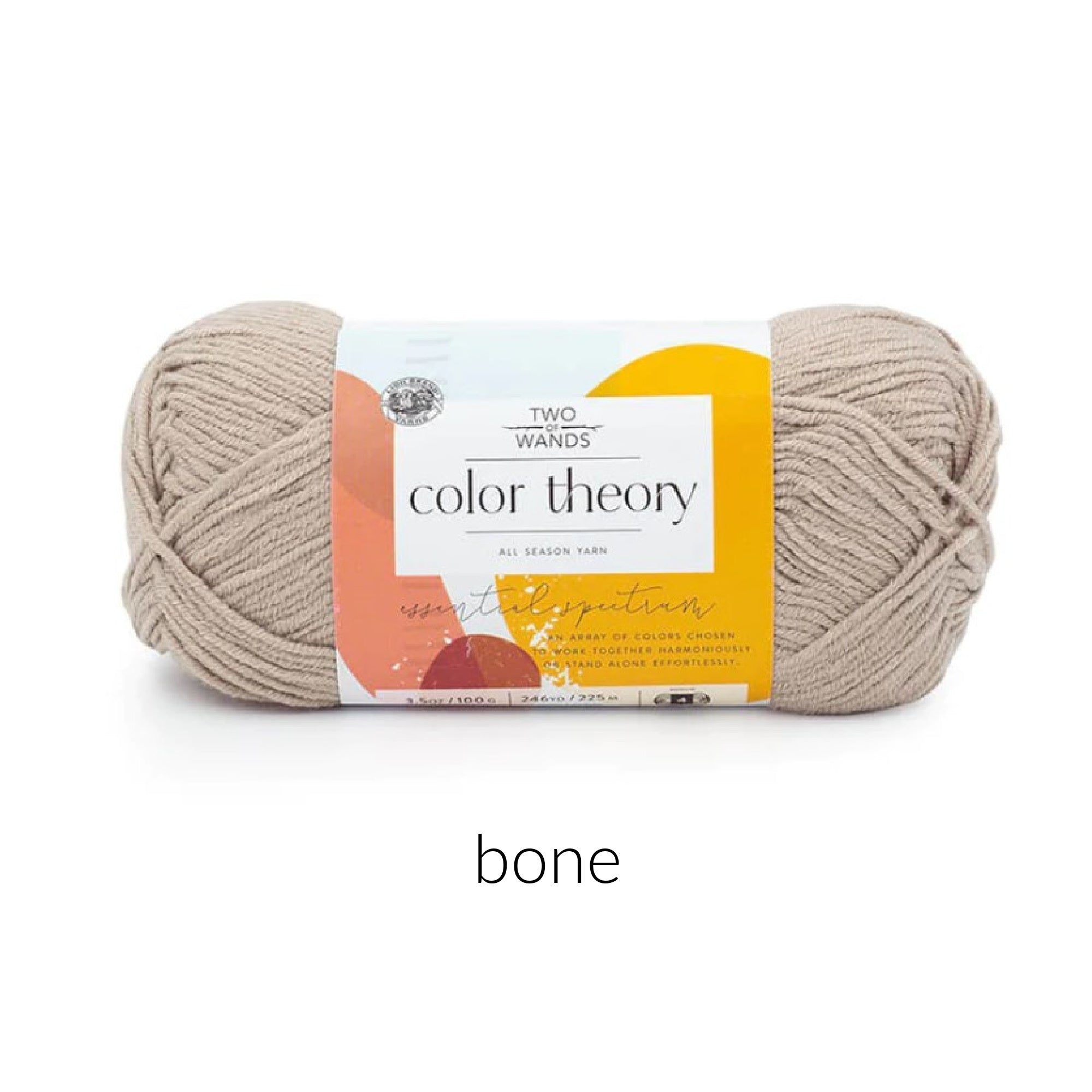 Lion Brand Yarn Color Theory Yarn FurlsCrochet Bone 