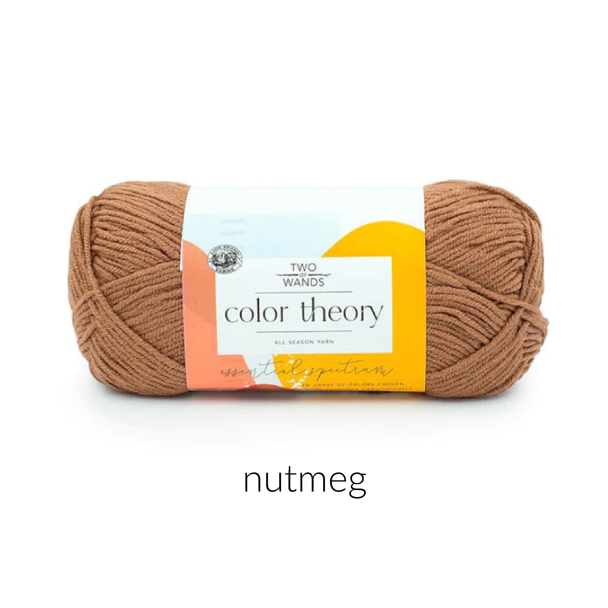 Lion Brand Yarn Color Theory Yarn FurlsCrochet Nutmeg 